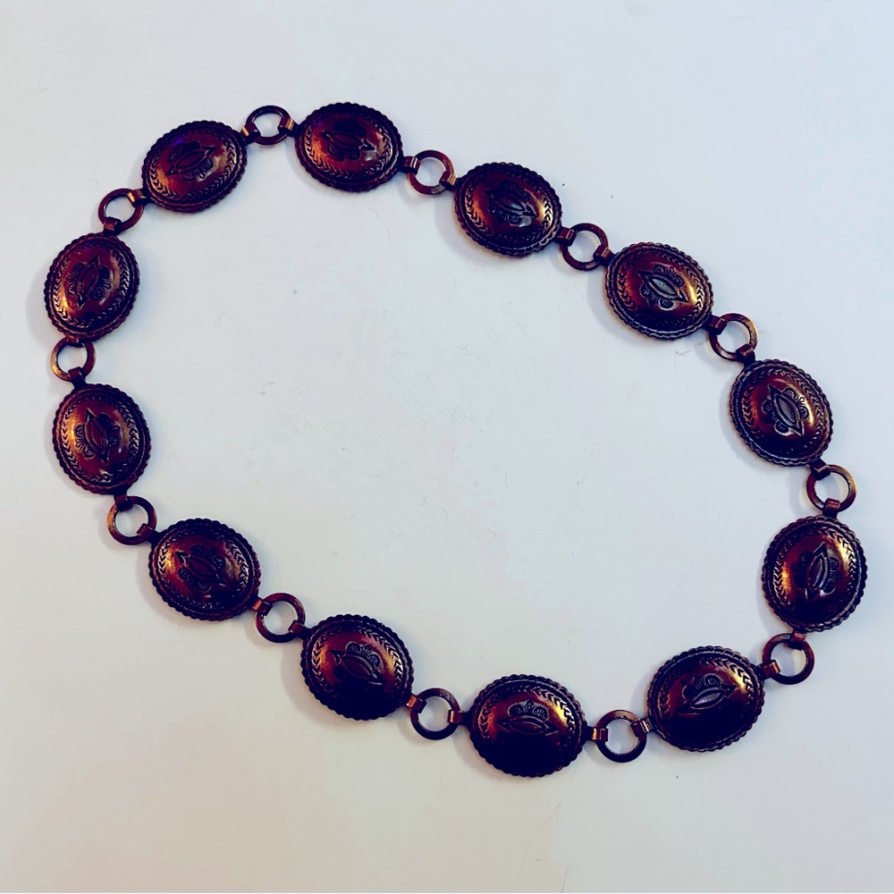 VNTG Copper Conch Necklace/Belt